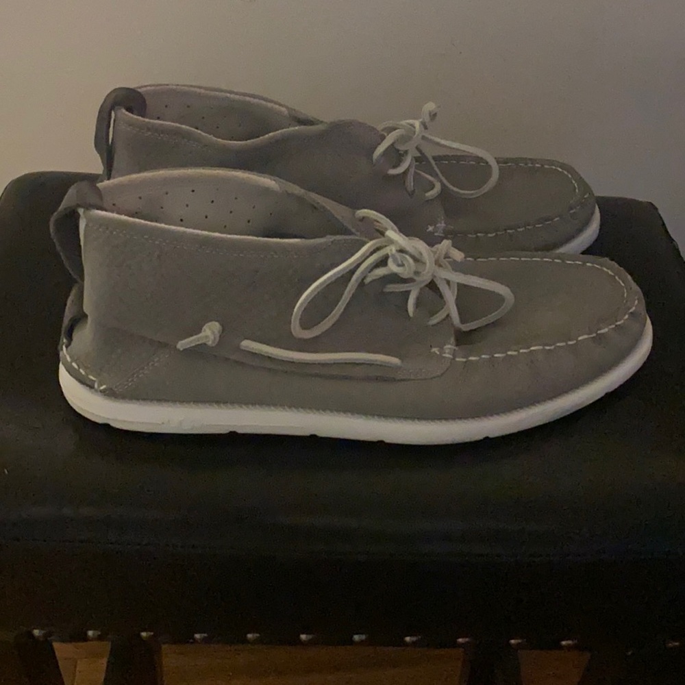 Grey Boat Shoes
